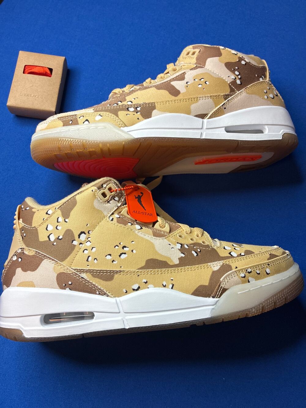 New Nike air Jordan retro 3 women’s size 8.5 Tex Desert Camo